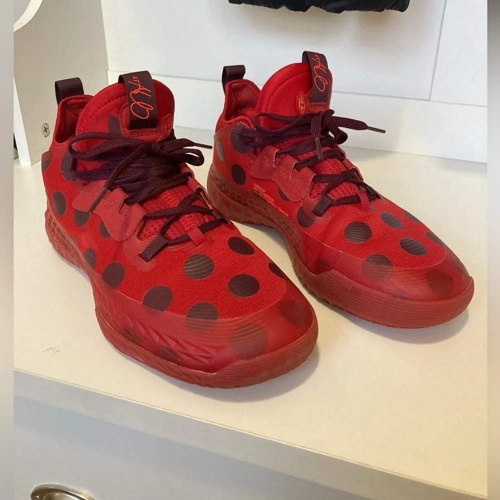 Adidas Harden Vol. 5 Futurenatural Basketball Shoes Red H68595 Men's 8